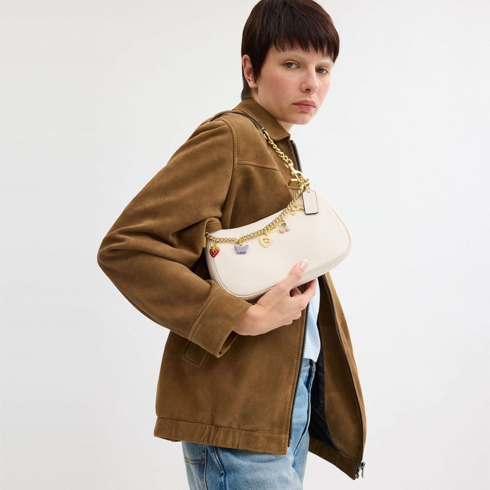 COACH Gold Swagger Chain With Charms